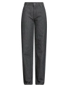 Missoni Woman Pants Charcoal Size 12 Cotton