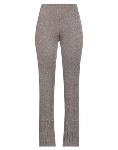 Missoni Woman Pants Cocoa Size 6 Cupro, Polyester In Gray