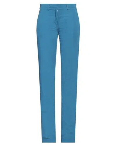 Missoni Woman Pants Deep Teal Size 4 Cotton, Metal In Green