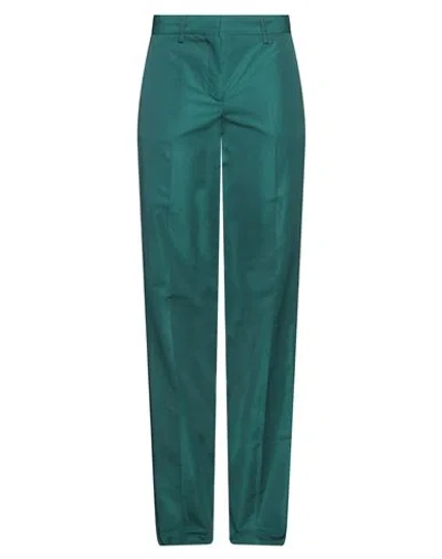 Missoni Woman Pants Emerald Green Size 4 Polyester