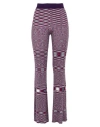 Missoni Woman Pants Plum Size 8 Silk, Polyamide, Elastane In Pink