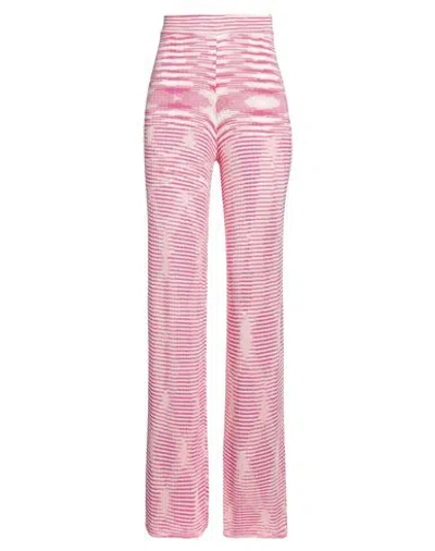 Missoni Woman Pants Fuchsia Size 8 Viscose, Polyamide In Pink