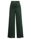 MISSONI MISSONI WOMAN PANTS GREEN SIZE 6 VISCOSE, CUPRO, POLYESTER