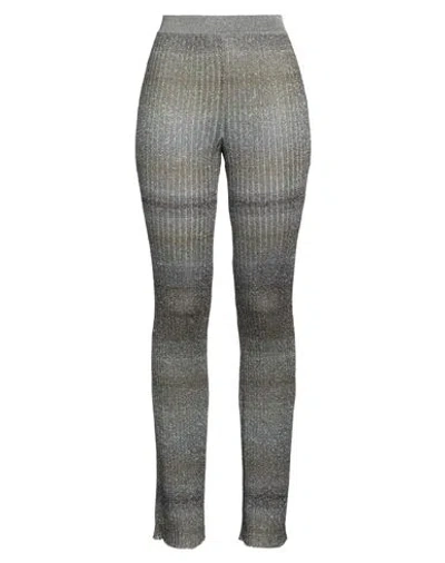 Missoni Woman Pants Grey Size 8 Viscose, Metallic Fiber, Polyamide