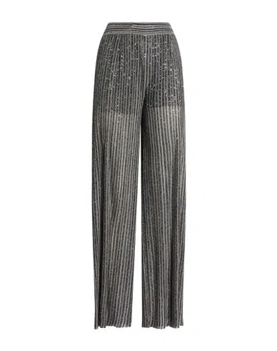 Missoni Woman Pants Grey Size 2 Viscose, Polyimide, Metallic Fiber In Multi