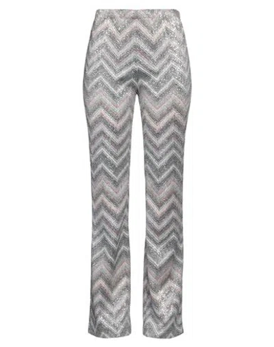 Missoni Woman Pants Grey Size 4 Viscose, Polyester, Polyamide