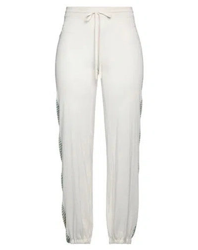 Missoni Woman Pants Ivory Size 6 Cashmere, Silk, Viscose In White