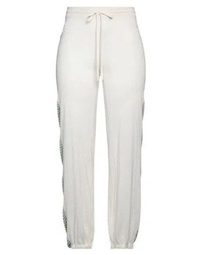 Missoni Woman Pants Ivory Size 8 Cashmere, Silk, Viscose In White