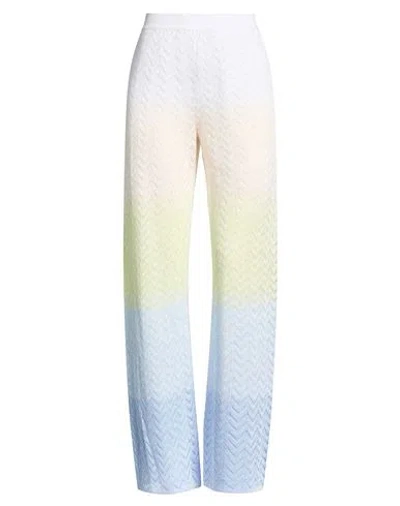 Missoni Woman Pants Ivory Size 8 Viscose In Multi