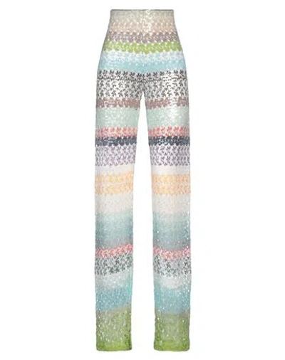 Missoni Woman Pants Light Green Size 0 Viscose, Cupro, Polyester