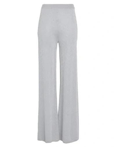 Missoni Woman Pants Light Grey Size 10 Viscose, Polyester, Polyamide