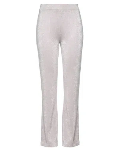 Missoni Woman Pants Lilac Size 2 Viscose, Metallic Fiber In Gray