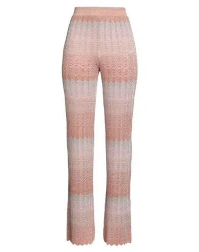 MISSONI MISSONI WOMAN PANTS MANDARIN SIZE 4 VISCOSE, METALLIC FIBER