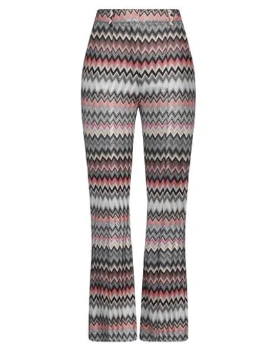 MISSONI MISSONI WOMAN PANTS MIDNIGHT BLUE SIZE 8 COTTON, VISCOSE