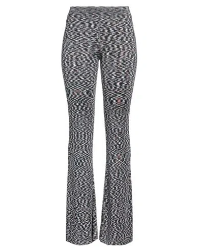 MISSONI MISSONI WOMAN PANTS MIDNIGHT BLUE SIZE 12 VISCOSE, POLYAMIDE