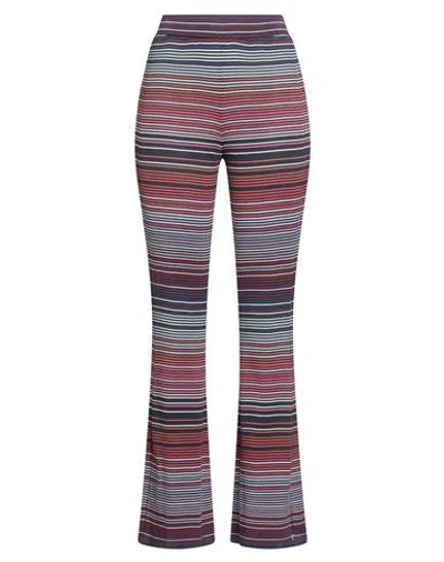 Missoni Woman Pants Navy Size 10 Cotton, Viscose