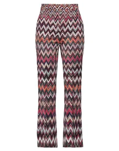 Missoni Woman Pants Orange Size 8 Viscose, Cupro