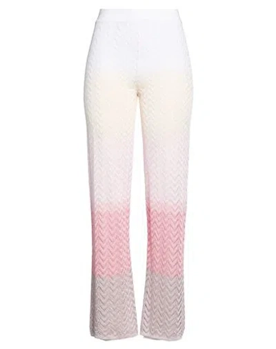 Missoni Woman Pants Pink Size 10 Viscose In Multi