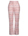 Missoni Woman Pants Pink Size 6 Viscose, Metallic Fiber, Polyamide In Pink