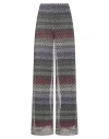 Missoni Wide Leg Casual Pants In Purple