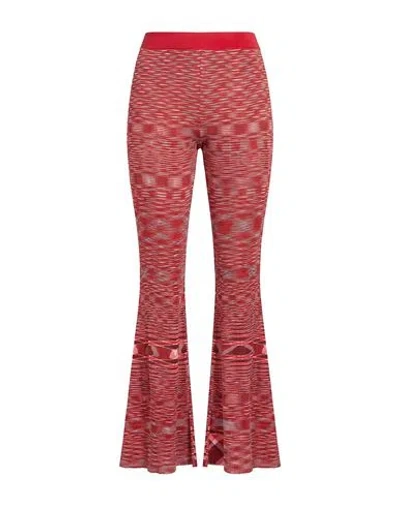 Missoni Woman Pants Red Size 4 Silk In Pink