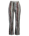 Missoni Woman Pants Silver Size 10 Viscose, Metallic Fiber, Polyamide In Multi