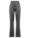 Missoni Woman Pants Silver Size 12 Viscose, Metallic Fiber In Gray