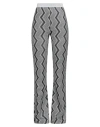 Missoni Woman Pants Silver Size 8 Viscose, Metallic Fiber