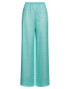 Missoni Woman Pants Turquoise Size 10 Rayon In Blue