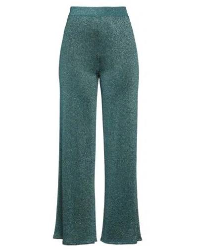 Missoni Woman Pants Turquoise Size 12 Viscose, Cupro, Polyester