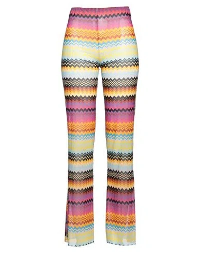Missoni Zig-zag Knit High-rise Slim Pants In Multi