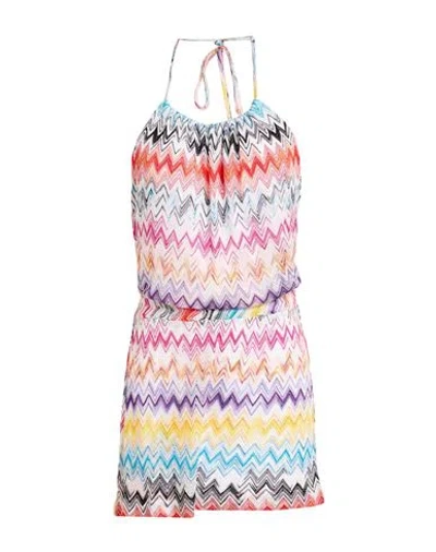 Missoni Woman Playsuit Purple Size 4 Viscose, Polyamide