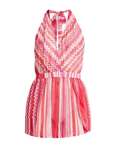 Missoni Woman Playsuit Red Size 10 Polyester