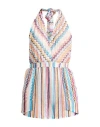 Missoni Woman Playsuit White Size 10 Polyester In Multi