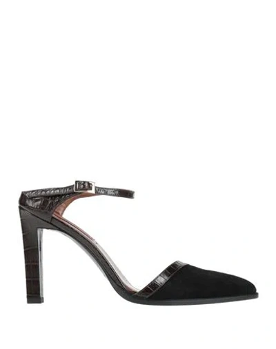 Missoni Woman Pumps Black Size 8 Leather