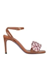 Missoni Heeled Sandals In Brown