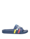 Missoni Woman Sandals Navy Blue Size 11 Rubber