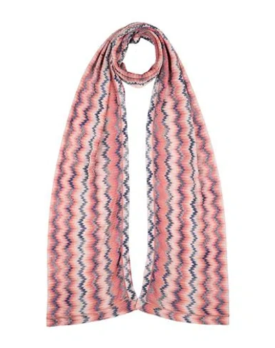 Missoni Woman Scarf Antique Rose Size - Viscose In Pink