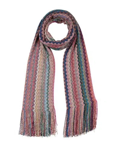 Missoni Woman Scarf Antique Rose Size - Viscose, Polyamide In Multi