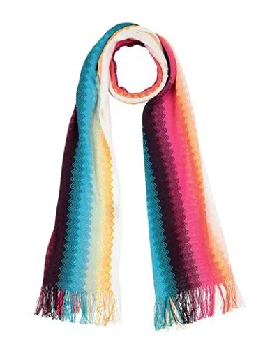 Missoni Woman Scarf Azure Size - Viscose In Blue