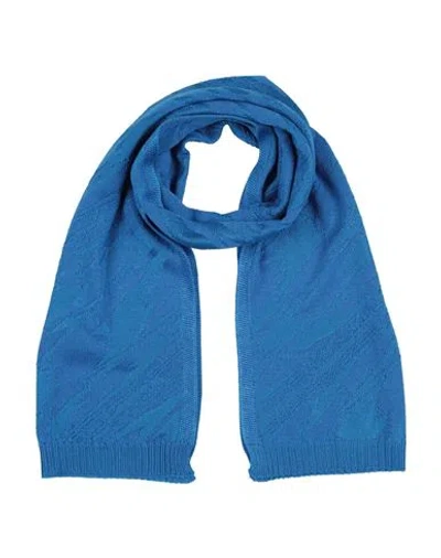 Missoni Woman Scarf Azure Size - Viscose, Wool In Blue