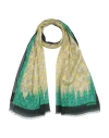 Missoni Woman Scarf Beige Size - Modal, Silk In Green
