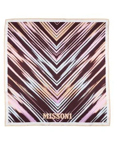 Missoni Woman Scarf Beige Size - Silk In Beige