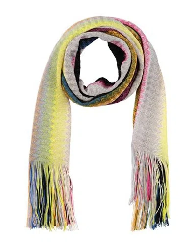 Missoni Woman Scarf Black Size - Viscose In Multi