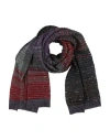 Missoni Woman Scarf Black Size - Viscose, Cupro, Polyester In Multi