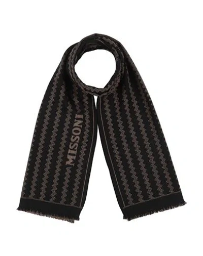 Missoni Woman Scarf Black Size - Wool