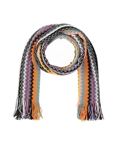 Missoni Woman Scarf Black Size - Wool, Acrylic