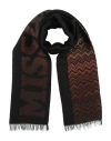 Missoni Woman Scarf Black Size - Wool, Acrylic, Polyester, Modal In Gray