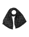 Missoni Woman Scarf Black Size - Wool, Polyamide