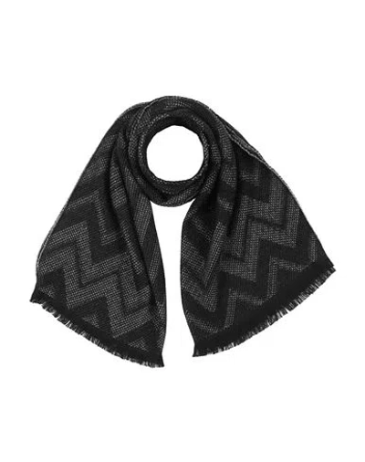 Missoni Woman Scarf Black Size - Wool, Polyamide
